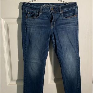 American Eagle skinny jeans 10 short